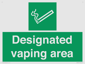 Designated vaping area
